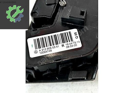 A2129050251 A2129050351 MERCEDES W212 W207 KOLTUK AYAR DÜĞMESİ