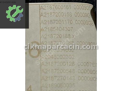 Mercedes-Benz CLS Kapı Döşemesi A2187600161 çıkma parça