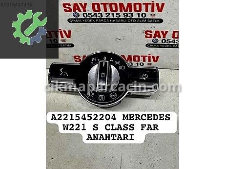 Mercedes-Benz SL Far Anahtarı çıkma parça