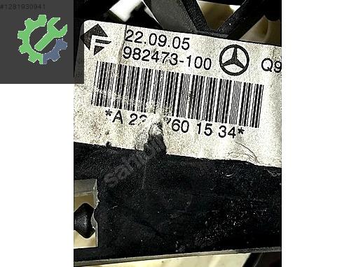 A2217300335 MERCEDES W221 SOL ARKA KAPI KİLİDİ VAKUMLU