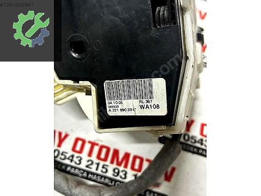 A2217300335 MERCEDES W221 SOL ARKA KAPI KİLİDİ VAKUMLU