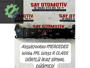 A2518700610 MERCEDES W164 ML W251 R DÖRTLÜ İKAZ SİNYAL DÜĞMESİ