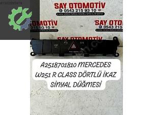 A2518701810 MERCEDES W251 R CLASS DÖRTLÜ İKAZ SİNYAL DÜĞMESİ