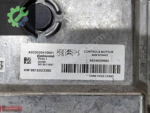 Peugeot 208 Beyin 9834609880 çıkma parça