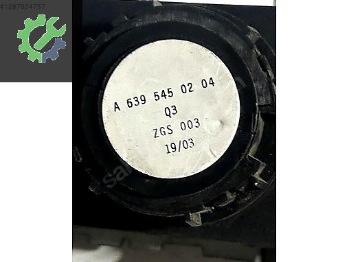 A6395450204 MERCEDES VİTO W639 FAR ANAHTARI
