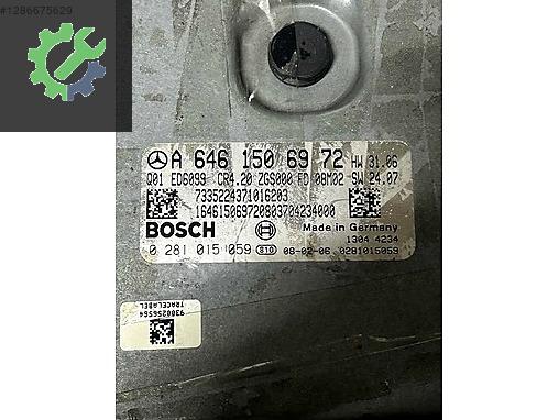 A6461506972 A6395452108 A6394465921 VİTO MOTOR BEYNİ EZS KM SAAT