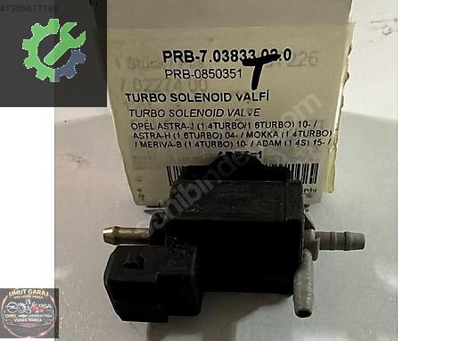 ASTRA İNSİGNİA CRUZE MERİVA TURBO SOLENOİD VALFİ 850351 PİERBURG