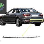 AUDI A4 2019- ARKA TAMPON ÇITASI ORTA S-LİNE GRİ SIFIR 8W0853551