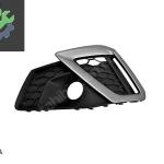 AUDI A4 2020- ÖN TAMPON IZGARASI SOL S-LINE GRİ 8W0807681M 9B9