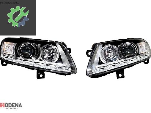 AUDI A6 2005- İÇİN 2008- LED FAR DÖNÜŞÜM MAKYAJLAMA SETİ SIFIR