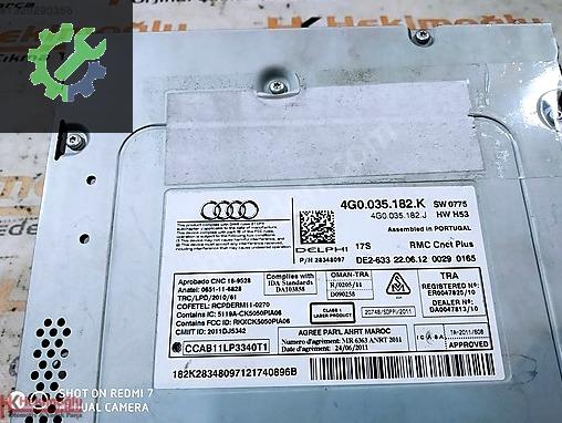 Audi A6 Beyin çıkma parça