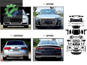 AUDI A8 2011-2016 İÇİN A8 2022- DÖNÜŞÜM SET ÖN-ARKA KOMPLE SIFIR