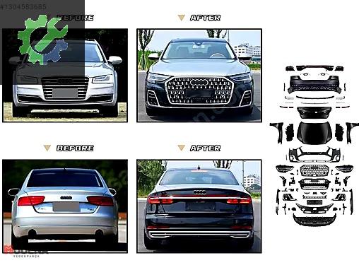 AUDI A8 2011-2016 İÇİN A8 2022- DÖNÜŞÜM SET ÖN-ARKA KOMPLE SIFIR