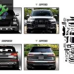 AUDI Q7 2007-2015 İÇİN Q7 2020- DÖNÜŞÜM SET ÖN-ARKA KOMPLE SIFIR
