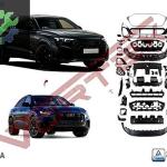 AUDI Q8 2019-2023 İÇİN FACELİFT 2024-2026 SLİNE ÖN TAMPON SETİ