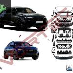 AUDI Q8 2019-2023 İÇİN FACELİFT 2024-2026 SLİNE ÖN TAMPON SETİ