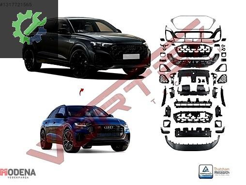 AUDI Q8 2019-2023 İÇİN FACELİFT 2024-2026 SLİNE ÖN TAMPON SETİ