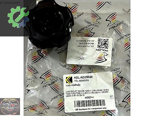 Chevrolet Kalos Yağ Kapağı Çıkma Parça Ankara