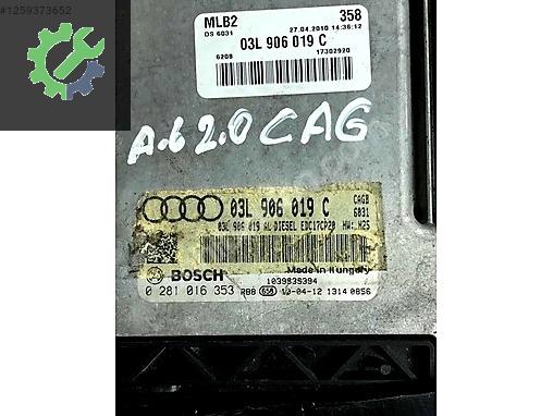Audi A4 Motor Beyni Çıkma Parça Kayseri