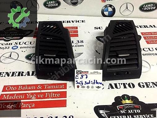 BMW 1 Serisi Kalorifer Kontrol Paneli çıkma parça