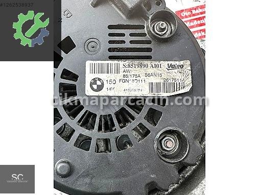 BMW 1 Serisi Şarj Dinamosu 8519890 çıkma parça