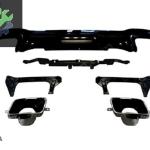 BMW 2 SERİSİ F44 2019- ARKA DİFÜZÖR SET M235i KARE EGZOZLU SIFIR