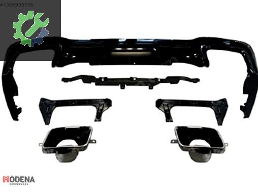 BMW 2 SERİSİ F44 2019- ARKA DİFÜZÖR SET M235i KARE EGZOZLU SIFIR