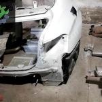 BMW 3 KASA F30 SAĞ ARKA ŞASİ KUPA SEDEFLİ BEYAZ ŞASE ÇEYREK MARŞ