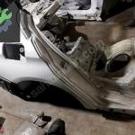 BMW 3 KASA F30 SAĞ ARKA ŞASİ KUPA SEDEFLİ BEYAZ ŞASE ÇEYREK MARŞ