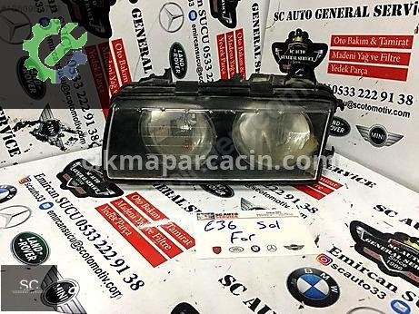 BMW 3 Serisi Sol Ön Far çıkma parça