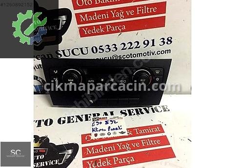 BMW 3 Serisi Klima Kontrol Paneli çıkma parça