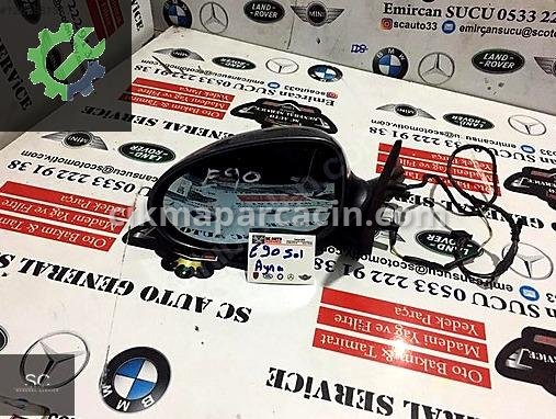 BMW 3 Serisi Sol Dış Ayna çıkma parça