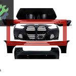 BMW 3 SERİSİ G20-G80 M3 DÖNÜŞÜM İÇİN ÖN TAMPON SET (ÖN PANJURLU)