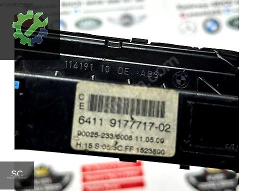 BMW 5 Serisi Klima Kontrol Paneli 9177717 çıkma parça