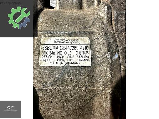 BMW 5 Serisi Klima Kompresörü GE447260 çıkma parça