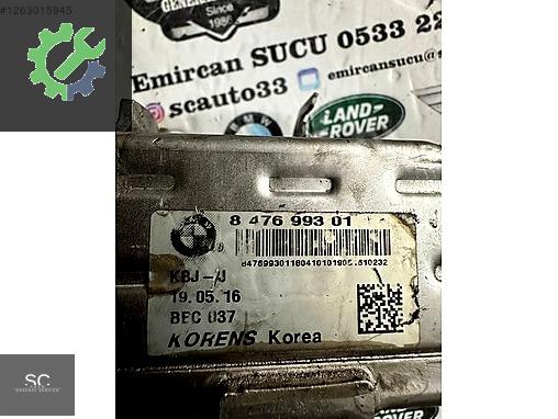 BMW 5 Serisi EGR Soğutucu 8476993 çıkma parça
