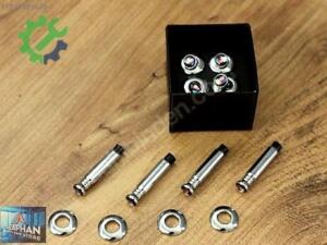 BMW E30 E34 E36 E39 E46 M LOGOLU KROM METAL KAPI KİLİT PİMİ SET