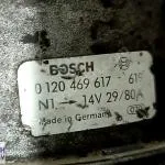 BMW E34 M20 ÇIKMA ŞARJ DİNAMOSU 0120469617