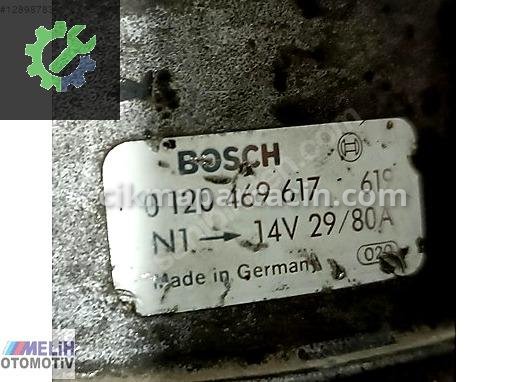 BMW 5 Serisi Şarj Dinamosu 0120469617 çıkma parça