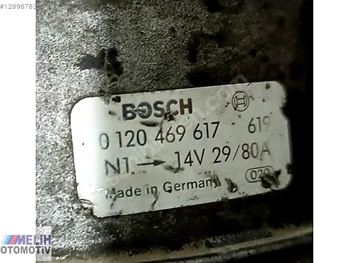 BMW 5 Serisi Şarj Dinamosu 0120469617 çıkma parça