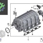 BMW E60 E65 N62 ÇIKMA EMME MANİFOLD AYAR MOTORU 11617505805 7505