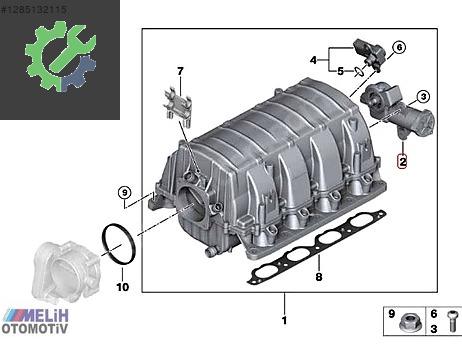 BMW 5 Serisi Emme Manifoldu 11617505805 çıkma parça
