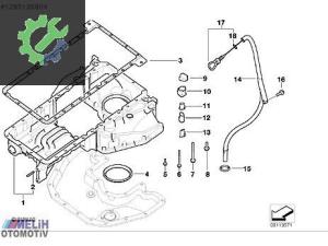 BMW E60 E65 N62 ÇIKMA KARTER 11137589687 7589687