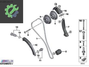BMW E60 E65 N62 ÇIKMA VANOS DİŞLİSİ 7506775 7534718
