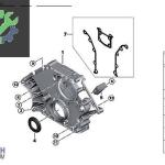 BMW E60 E65 N62 ÇIKMA ZİNCİR KAPAĞI 11147533686 7533686