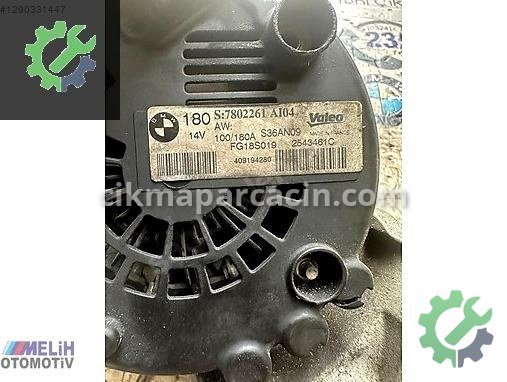 BMW 5 Serisi Şarj Dinamosu 7802261 çıkma parça