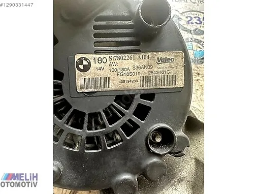 BMW 5 Serisi Şarj Dinamosu 7802261 çıkma parça