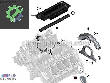 BMW 5 Serisi Motor Kapağı çıkma parça