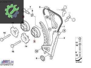 BMW E87 E90 N43 ÇIKMA VANOS DİŞLİSİ 7540348 7540346