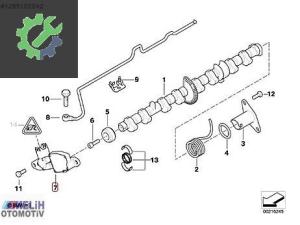 BMW E87 E90 N46 ÇIKMA EKSANTRİK OKUYUCU 7527016 7513783 7506503